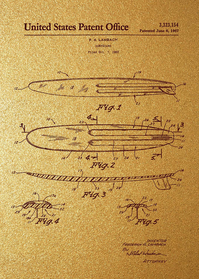61 Surfboard Patent