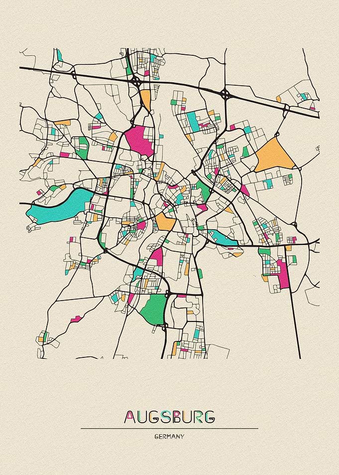 Augsburg Map