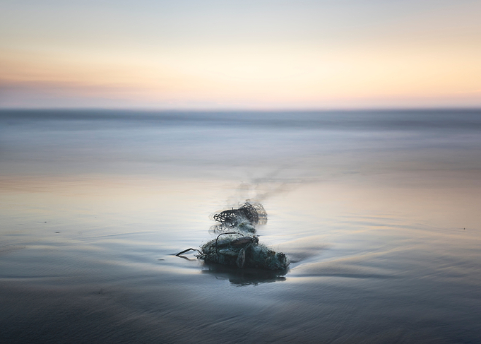 Abandoned fishing net