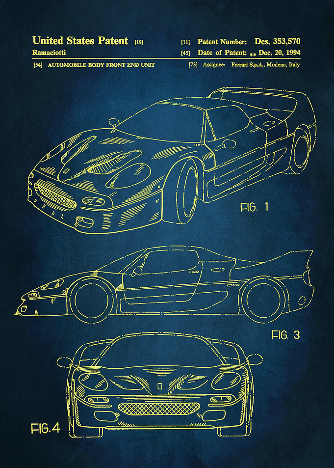 34 1994 Ferrari F40 Paten
