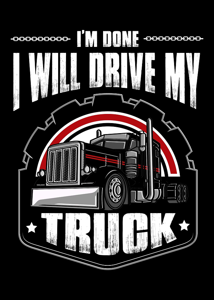 Retro Truck Driver