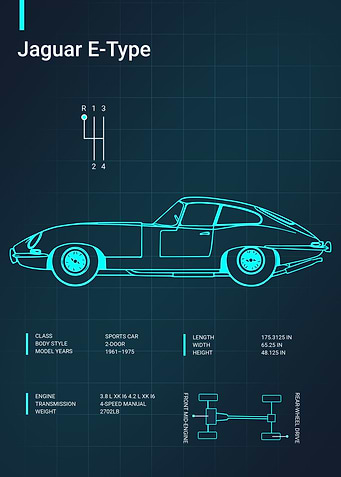 Jaguar E type Car