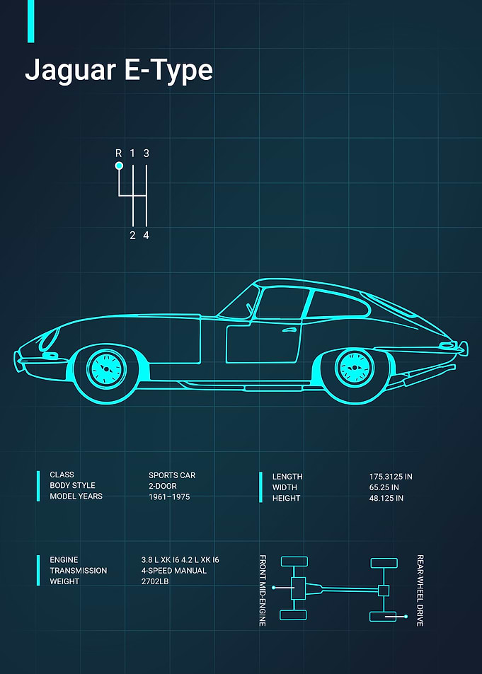 Jaguar E type Car