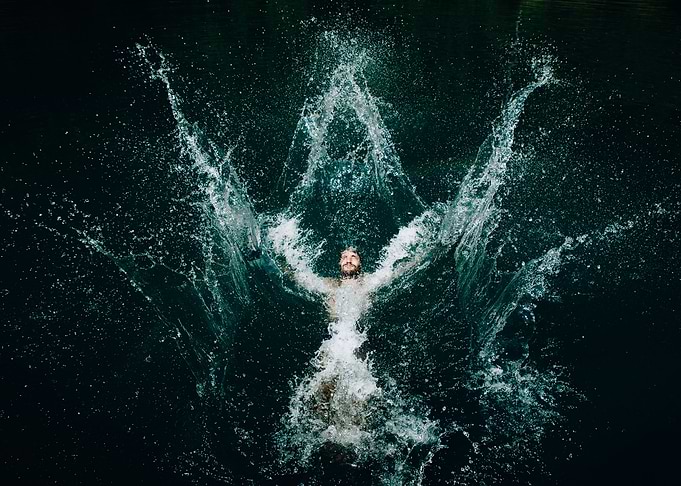Man Splash