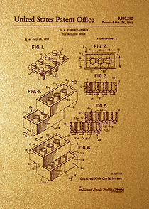 1 Lego Brick Patent