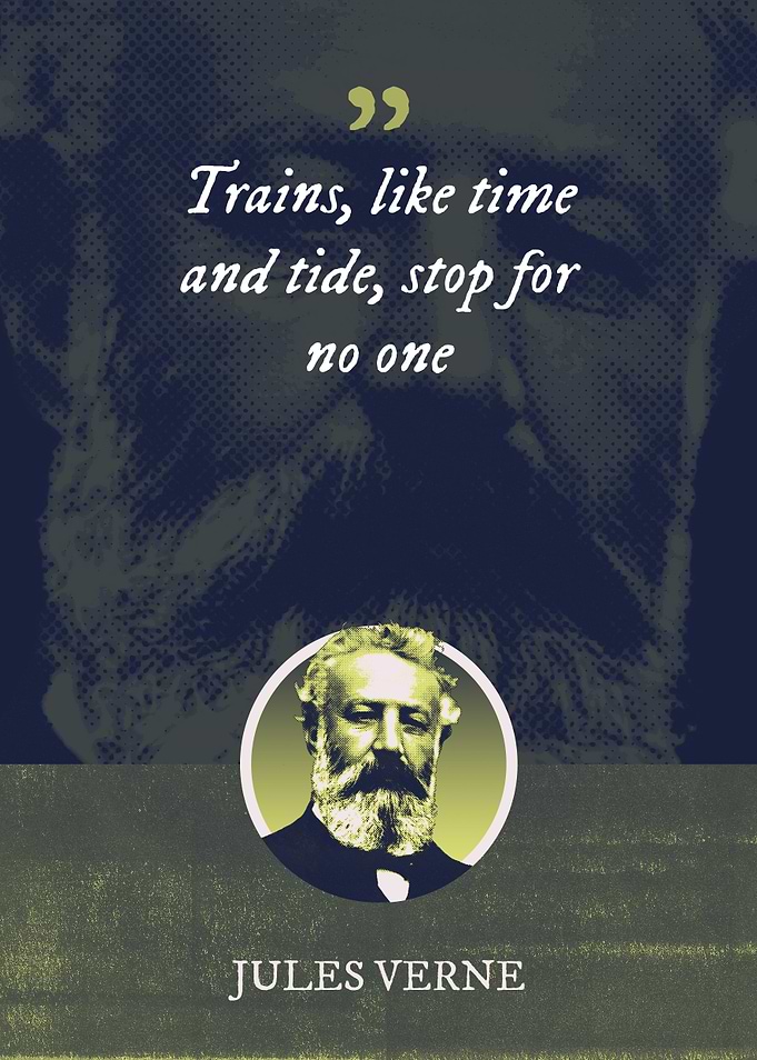 Trains like time and tide