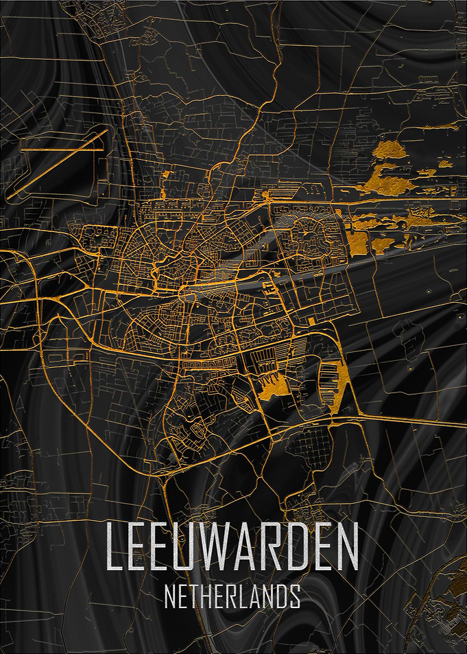Leeuwarden Netherlands Map