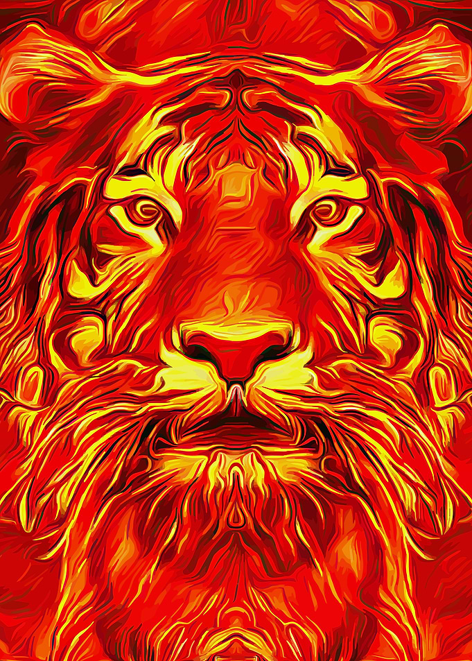 Tiger Flaming