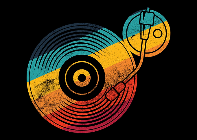 Vintage Retro Vinyl DJ