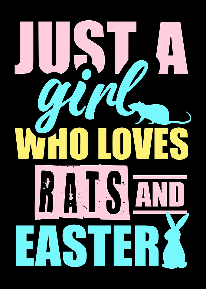 Rat Girl Easter Rabbit