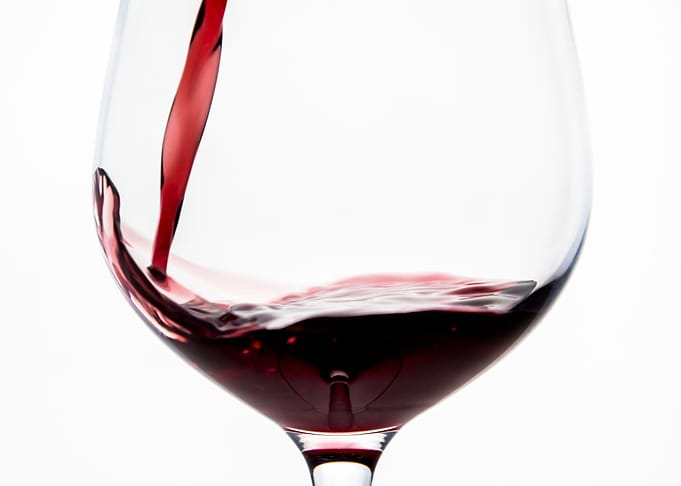 Swirling Red Wine