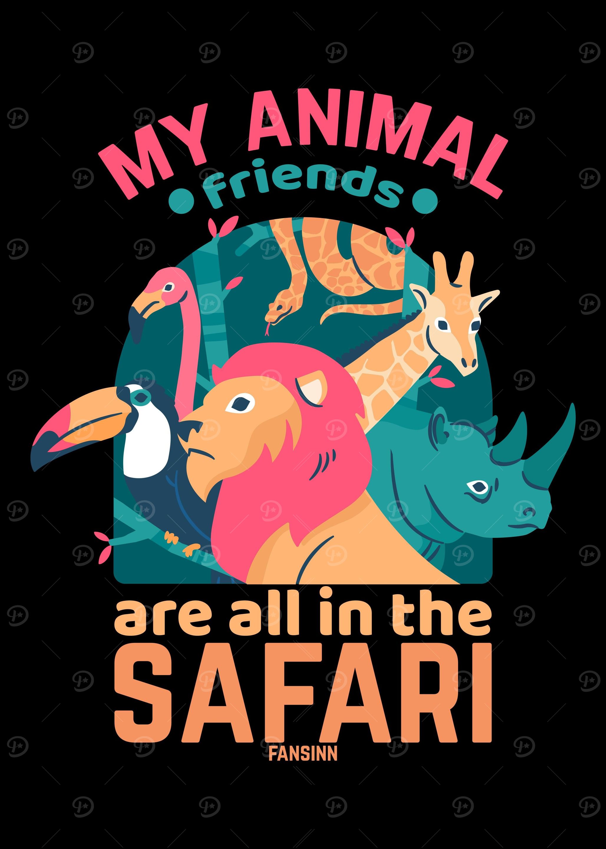 MY ANIMAL FRIENDS ARE ALL
