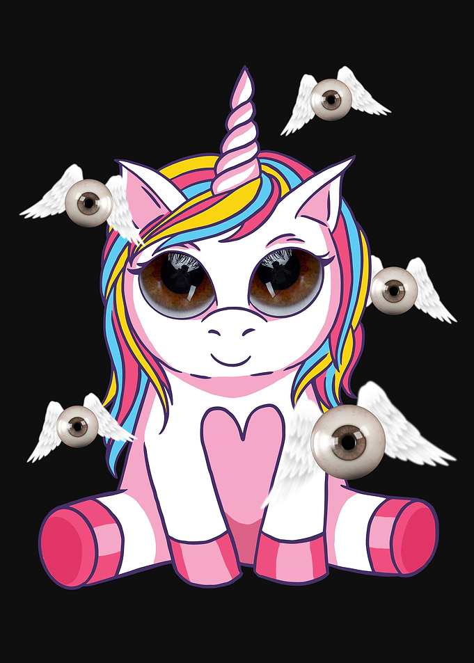 Weirdcore Kawaii Unicorn