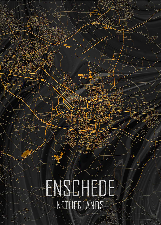 Enschede Netherlands Map