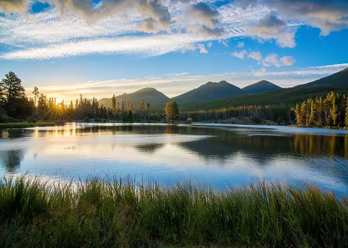 Mountain Sunset View