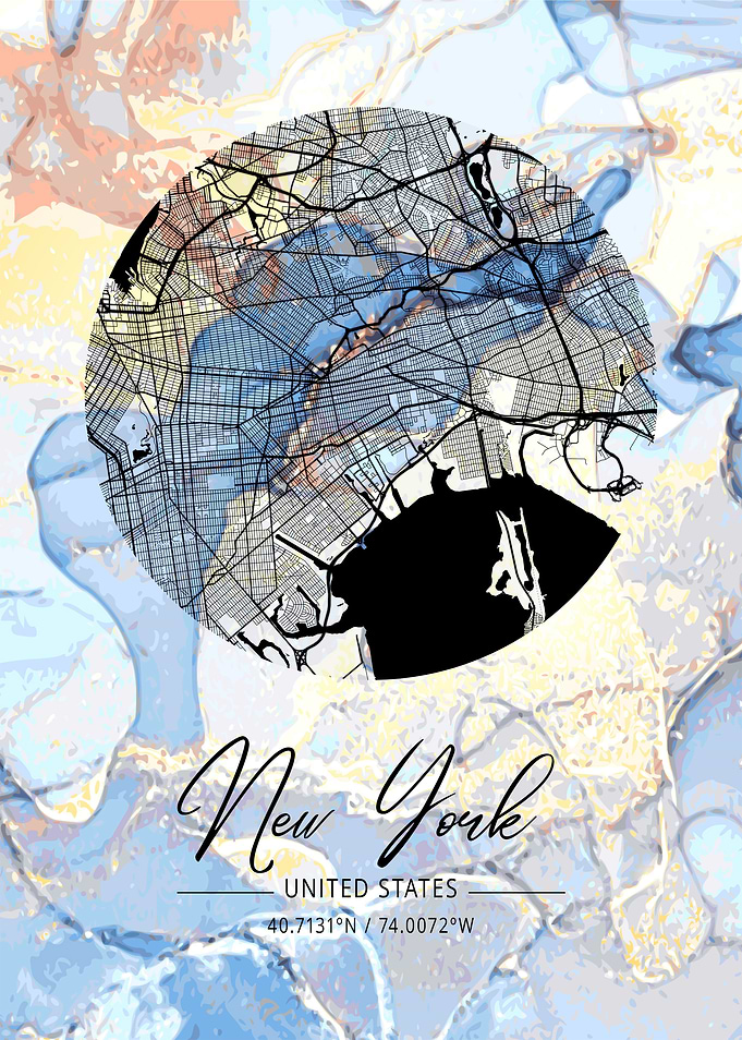 New York City Map USA
