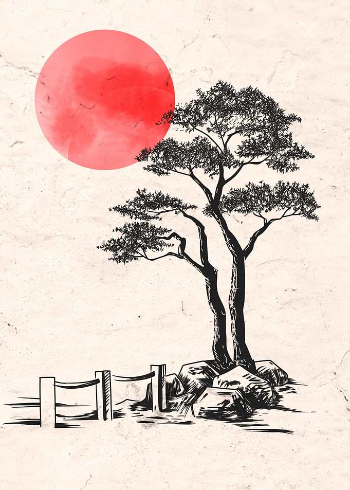 Tree and Moon