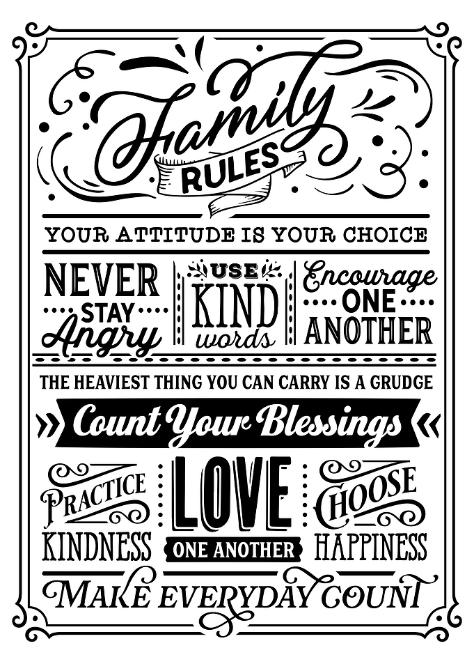 Family rules Quotes
