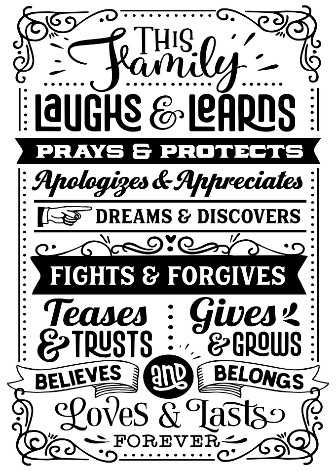 Family rules and quotes
