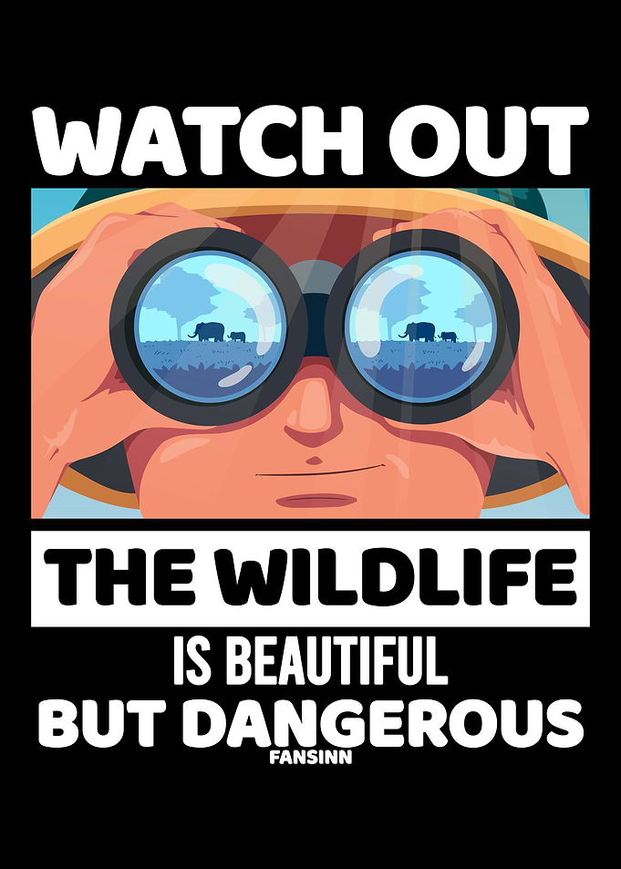 The wildlife is beautiful