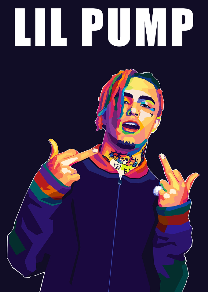 Lil Pump Wpap Pop Art
