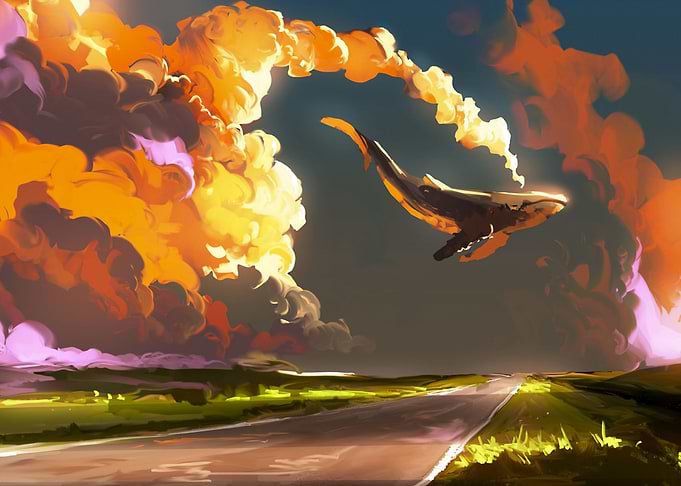 Cloudy Whale