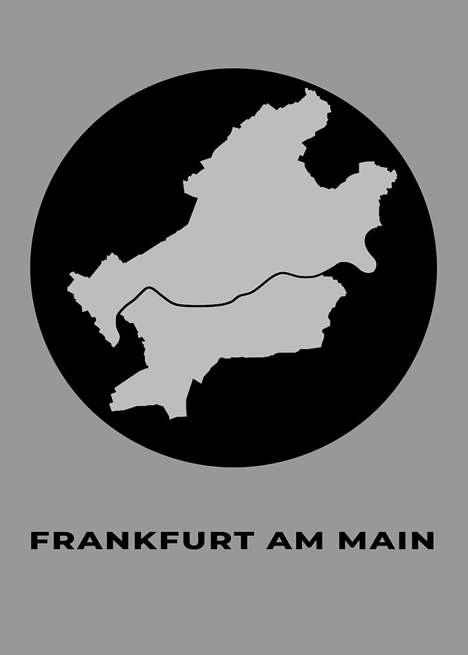 frankfury am main map