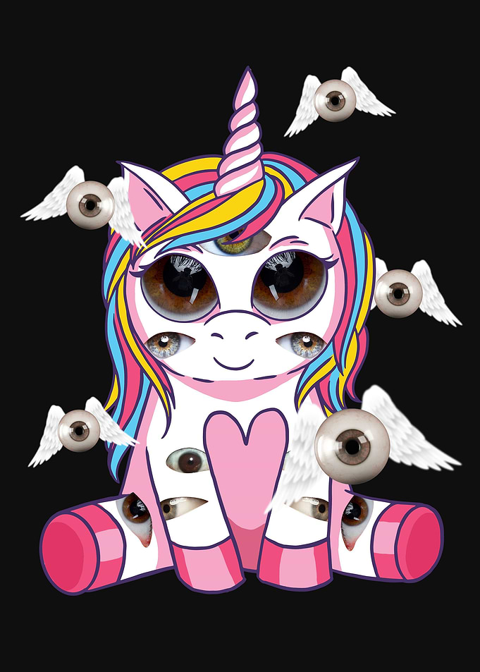 Weirdcore Kawaii Unicorn