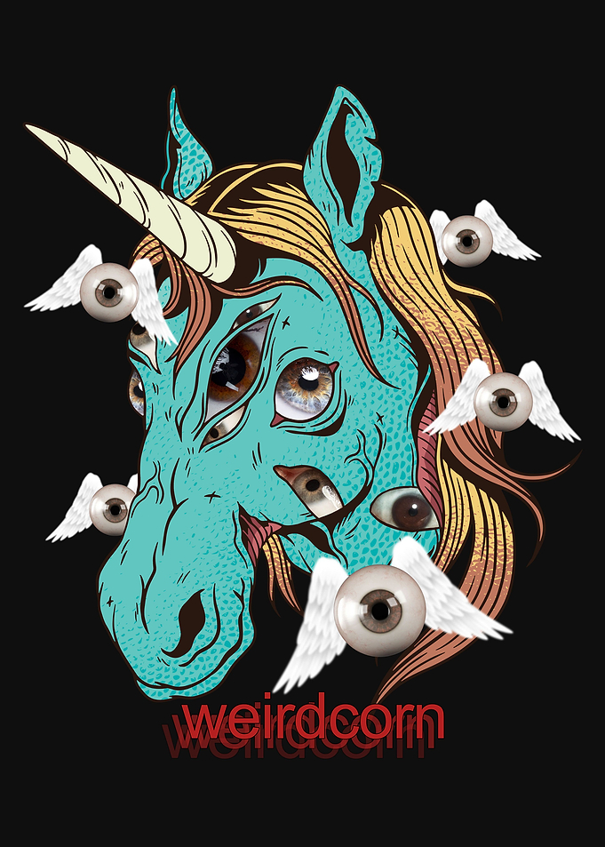 Weirdcore Zombie Unicorn