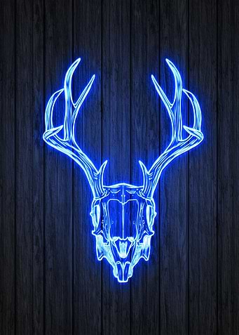 Neon Skull