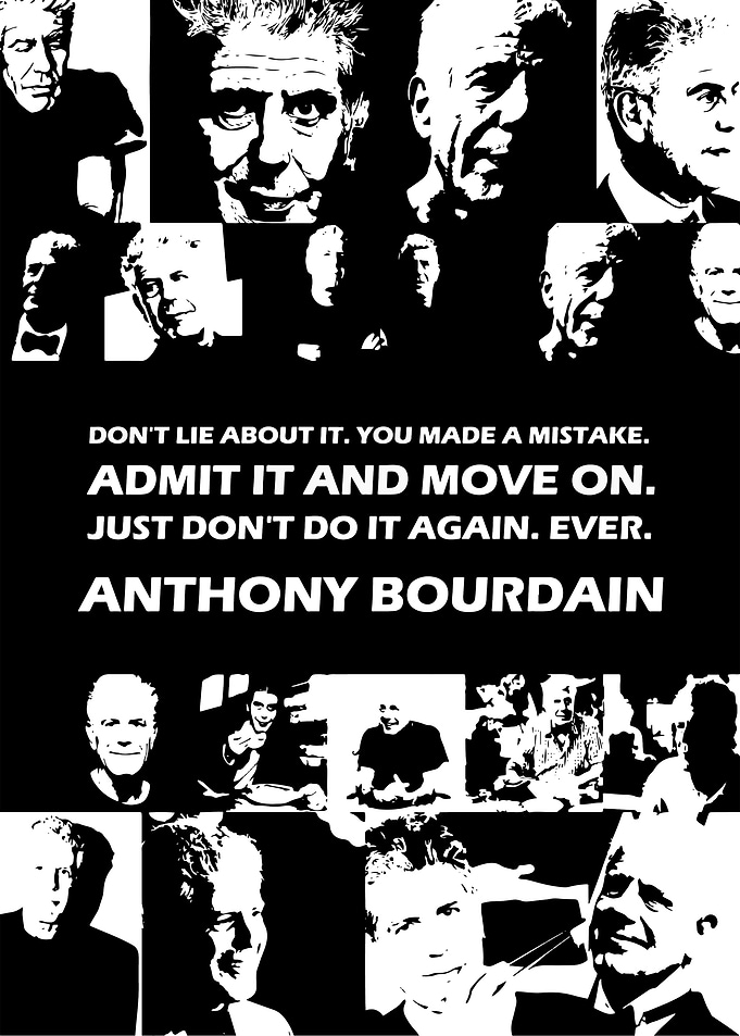 Anthony Bourdain Collage