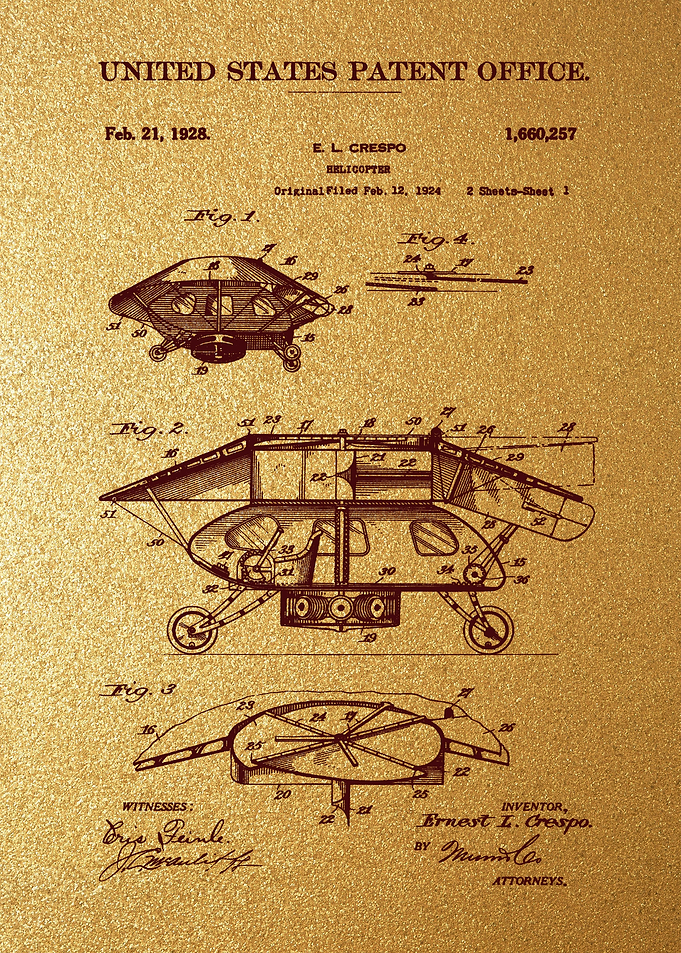 21 1928 Helicopter Patent
