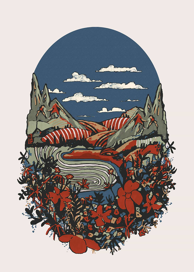 Cartoon landscape
