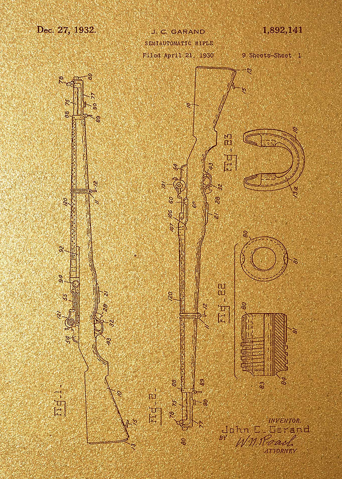 3 M1 Rifle Patent