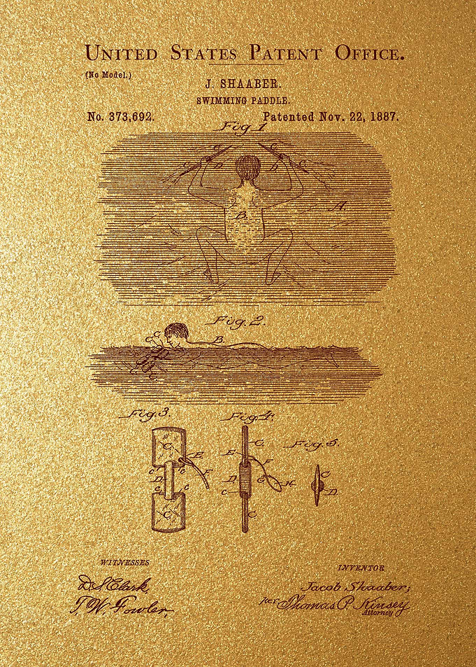 76 Swimming Paddle Patent