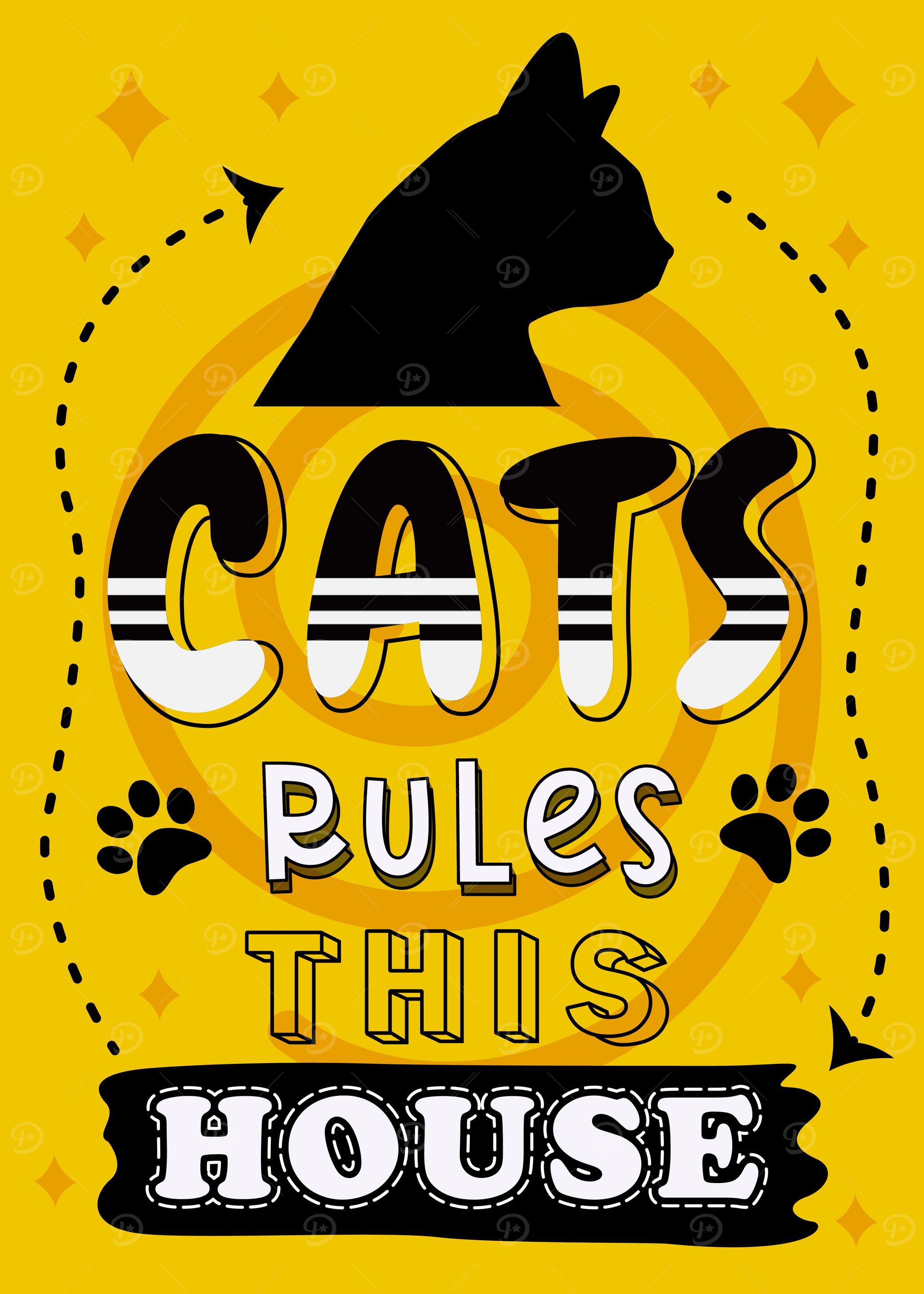Cats Rule This House
