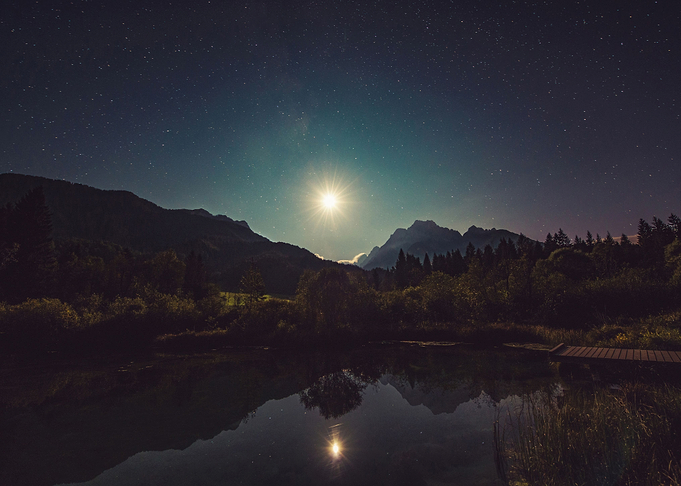 Mountain Lake Reflection