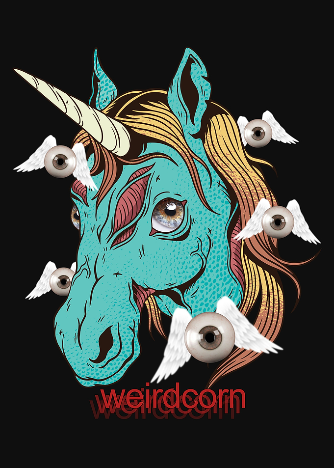 Weirdcore Zombie Unicorn