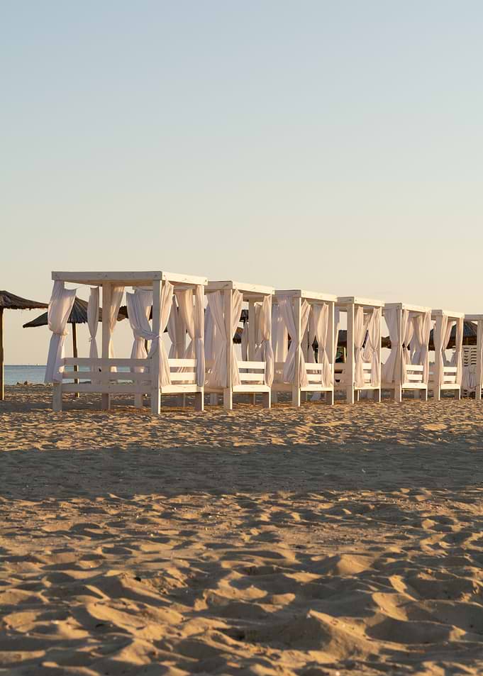 Beach at sunset