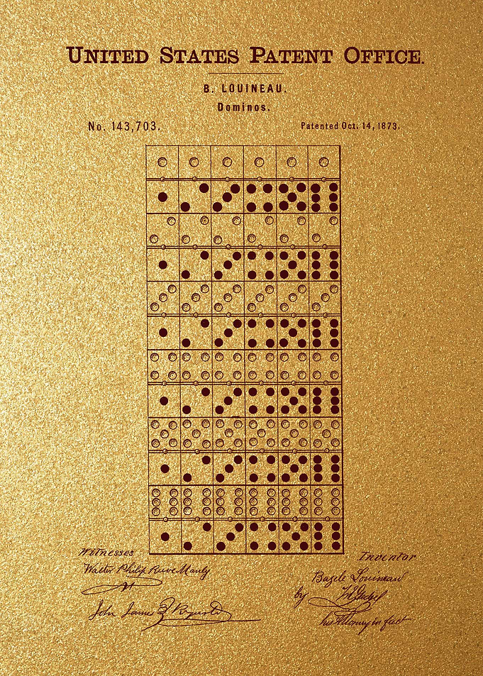 32 Dominoes Game Patent