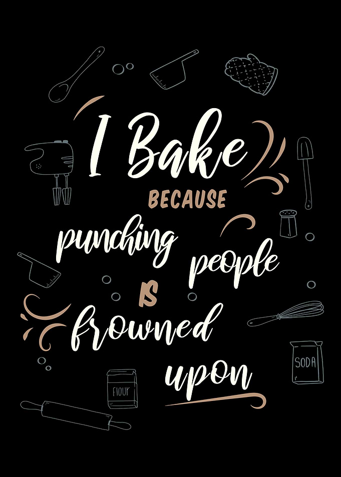 Baking Because Punching Pe