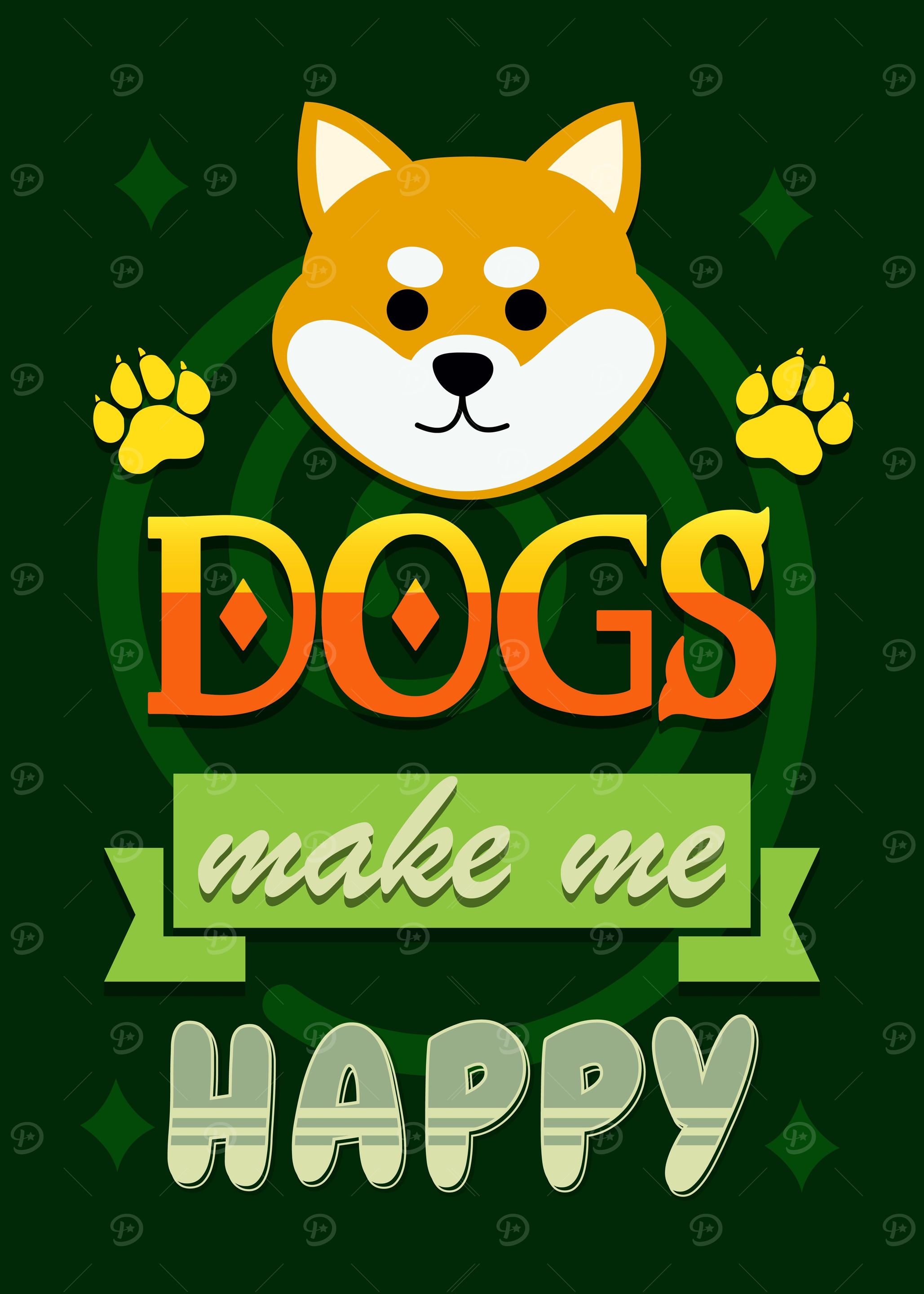 Dogs Make Me Happy