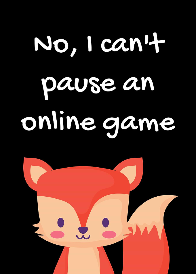 Cute Funny Animal Gamer