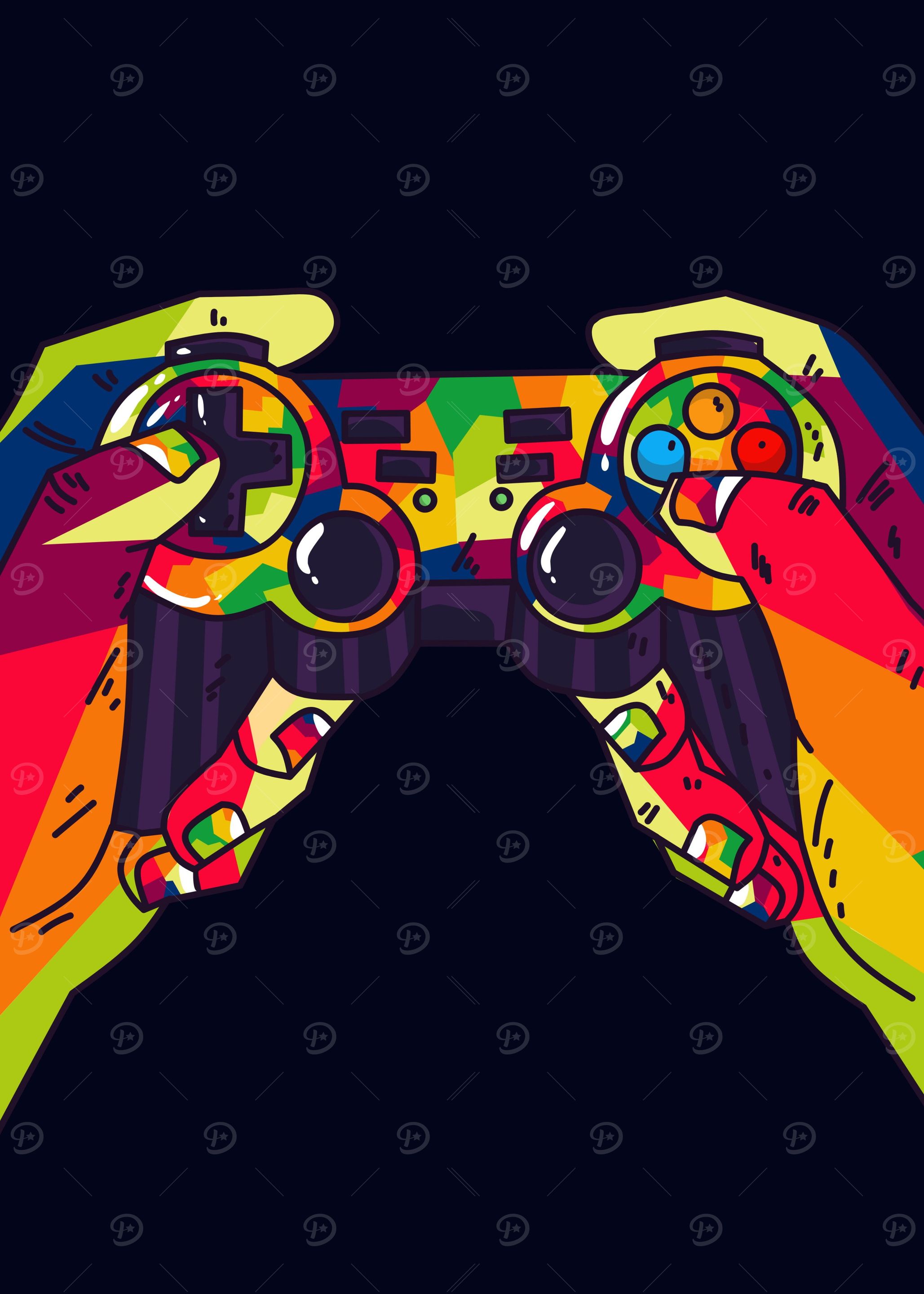 games playstation popart