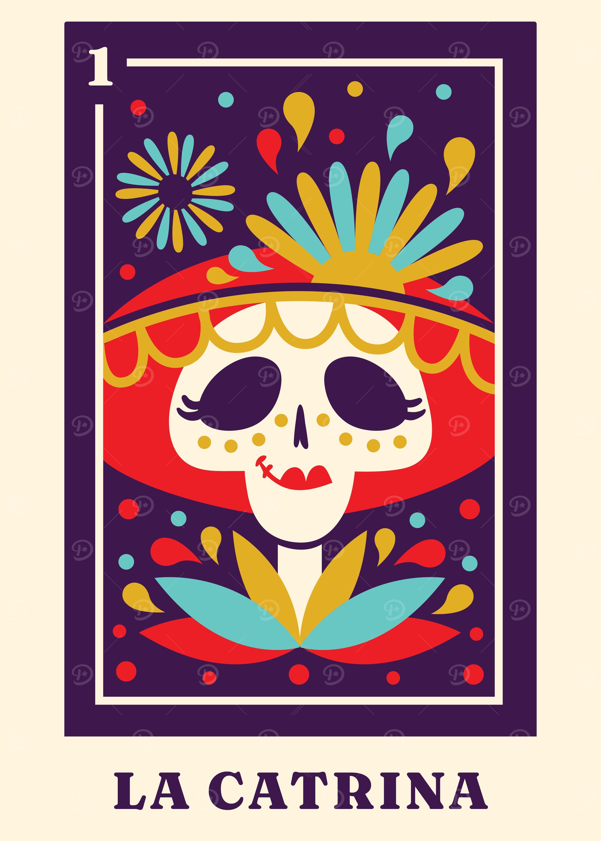 La Catrina Muertos Tarot