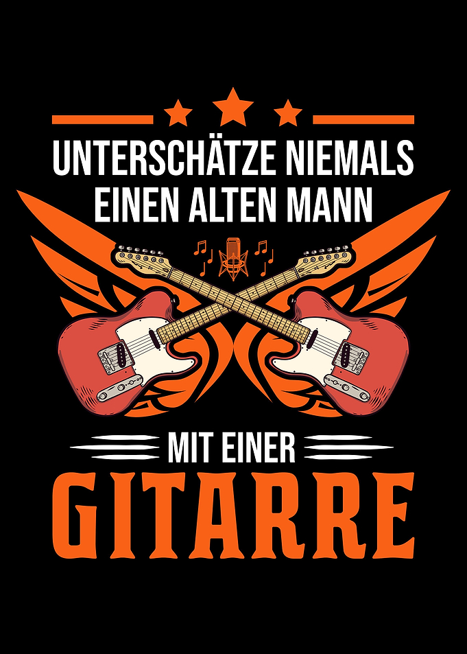 Gitarrist Alter Mann