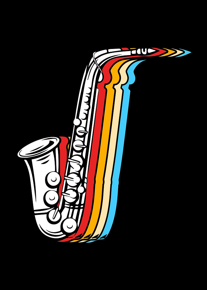 Saxophone Retro