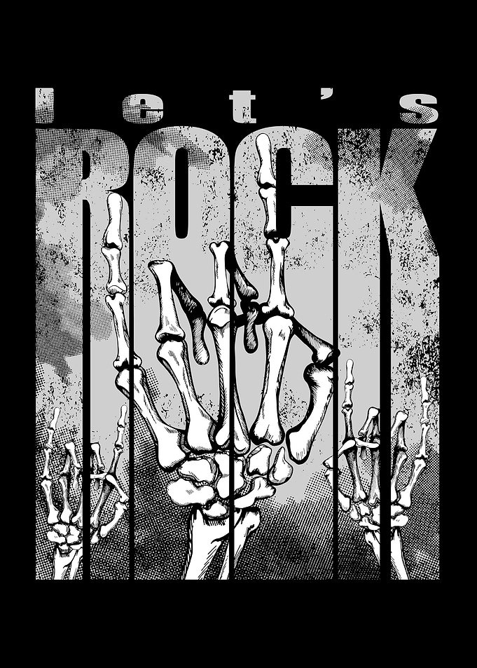 Slogan Lets rock