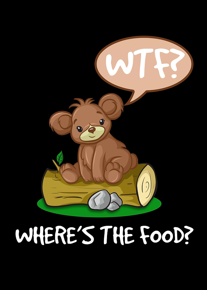 WTF Wheres The Food Bear