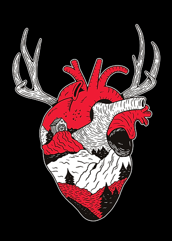 Human heart forest